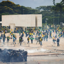 Seguidores del ultra Jair Bolsonaro han invadido el Congreso de Brasil en Brasilia. -Adriano Machado / REUTERS