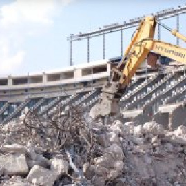 Los vecinos se quejan al Ayuntamiento del "calvario" de las obras del Mahou-Calderón