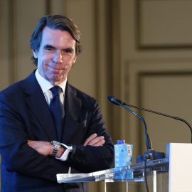 El expresidente del Gobierno José María Aznar durante la segunda jornada del I Foro Económico y Empresarial OKLÍDERES de OKDIARIO en el Hotel The Westin Palace, a 2 de diciembre de 2022, en Madrid (España).- EUROPA PRESS