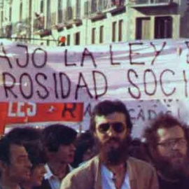 Manifestación por la despenalización de la homosexualidad
