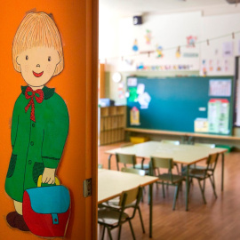 Un aula vacia en un colegio público. EFE/Raquel Manzanares/Archivo