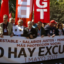 Imagen de la manifestación sindical del 1 de mayo