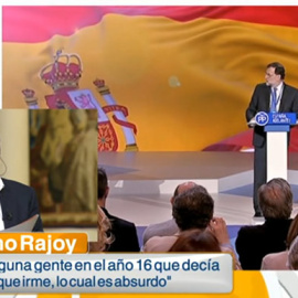 Sergio Martín entrevista a Mariano Rajoy para TVE