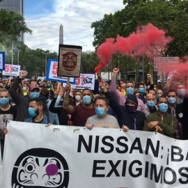 Unos 200 trabajadores de Nissan Barcelona llegan a Cantabria