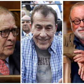  De izquierda a derecha: Ramón Tamames, Fernando Sánchez Dragó y Fernando Savater