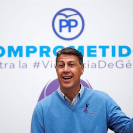 El presidente del PPC y candidato a la presidencia de la Generalitat en las elecciones del 21D, Xavier García Albiol.- EFE