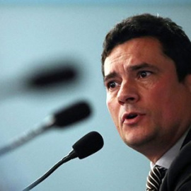 Sergio Moro, ministro de Justicia de Brasil y exjuez. REUTERS/Archivo.