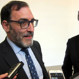 El juez de la Audiencia Nacional Eloy Velasco, y el magistrado Enrique López. E.P.