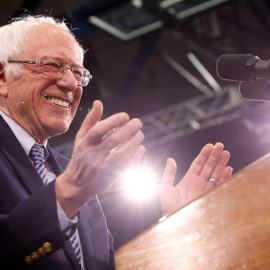 12/02/2020 - El candidato presidencial demócrata a los Estados Unidos, el senador Bernie Sanders, en New Hampshire, Manchester. REUTERS / Mike Segar