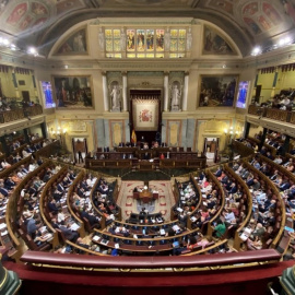 Hemiciclo del Congreso de los Diputados durante la primera jornada de la 26 edición del Debate sobre el Estado de la Nación, en el Congreso de los Diputados, a 12 de julio de 2022, en Madrid (España). Foto: E. Parra. POOL / Europa Press