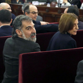 Forcadell, hace unos días en el Supremo. J.J. Guillen/REUTERS