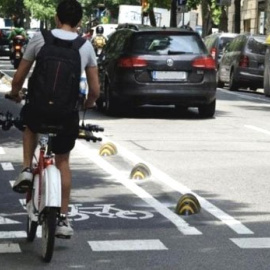 Carril bici en Barcelona. - EFE