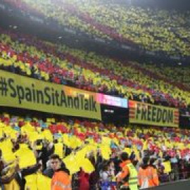 Impacte irregular de la mobilització del Tsunami Democràtic durant el Barça – Madrid