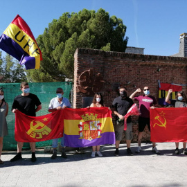 Acto en memoria de las 13 Rosas.