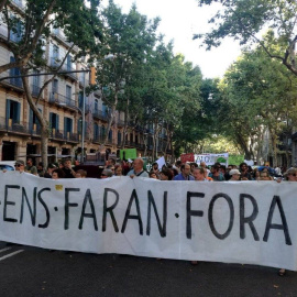 Manifestació pel dret a l'habitatge