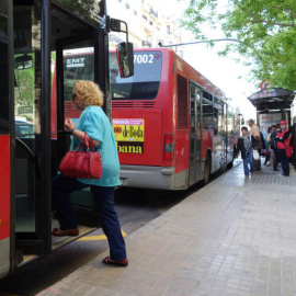 Autobuses de la EMT en Valencia. EFE/Archivo