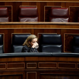 Nadia Calviño en el Congreso