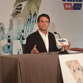 Manuel Valls, durante una rueda de prensa. - EUROPA PRESS