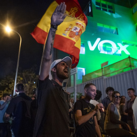  Ambiente durante el seguimiento de la jornada electoral de los comicios generales en la sede de Vox, a 23 de julio de 2023, en Madrid (España). Pérez Meca / Europa Press