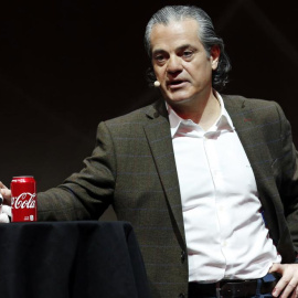 Marcos de Quinto, ex vicepresidente de Coca-Cola y diputado de Ciudadanos, durante una charla en París.- REUTERS/Benoit Tessier