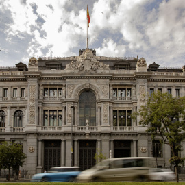 Fachada del edificio del Banco de España situada en la confluencia del Paseo del Prado y la madrileña calle de Alcalá.E.P./Eduardo Parra