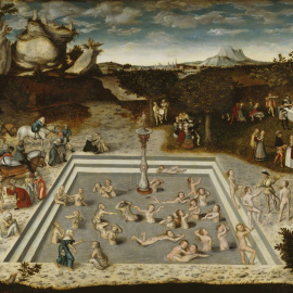 'La fuente de eterna juventud', de Lucas Cranach el Viejo. / Gemäldegalerie