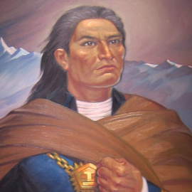 Tupac Amaru, líder indígena peruano.