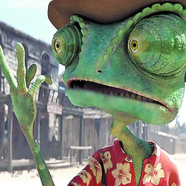 Fotograma de la película "Rango".