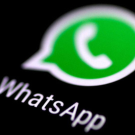 La aplicación de mensajería WhatsApp. Reuters