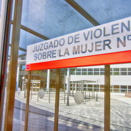 Cartel del Juzgado de Violencia sobre la Mujer Nº11, en Madrid.