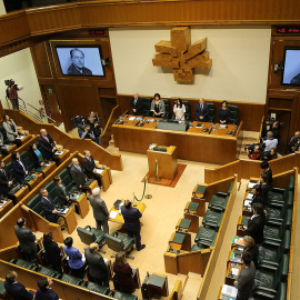 El parlamento vasco en Vitoria, País Vasco.