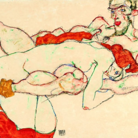 'Lovers', de Egon Schiele