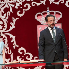 Imagen de archivo del consejero de Hacienda y Función Pública, Javier Fernández-Lasquetty, junto a la presidenta regional Isabel Díaz Ayuso. Europa Press