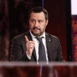 El líder soberanista de la Liga, Matteo Salvini.- EFE