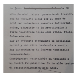  Extracto del expediente de G.S.- Archivo personal de Consuelo García del Cid.