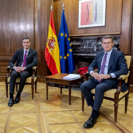 Pedro Sánchez y Alberto Núñez Feijóo.Alberto Ortega / Europa Press