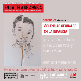  Cartel del acto sobre violencias sexuales en la infancia