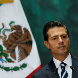 Enrique Peña Nieto, presidene de México, durante un discurso que dio en Australia/REUTERS