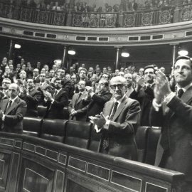 Adolfo Suárez en el Congreso de los Diputados.- Imagen de Archivo.