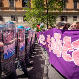 Marcha feminista en Roma.- Marco Di Gianvito / ZUMA Press / Europa Press