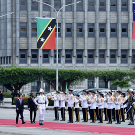 El presidente taiwanés William Lai durante un paseo ceremonial en Taipei, Taiwan.- EFE/EPA/RITCHIE B. TONGO