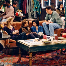 Escena de 'Friends' en Central Perk.