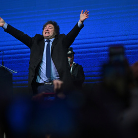 El presidente de Argentina, Javier Milei, participa en la conferencia del Conservative Political Action Conference en Brasil.- EFE/ André Borges