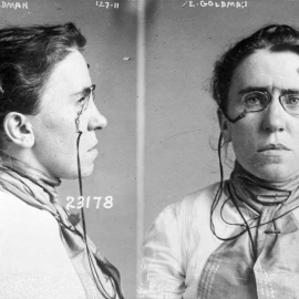 Emma Goldman (1869-1940), anarquista, feminista, escritora. Library of Congress.