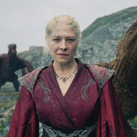 Emma D'Arcy como Rhaenyra Targaryen en 'La Casa del Dragón'.- HBO