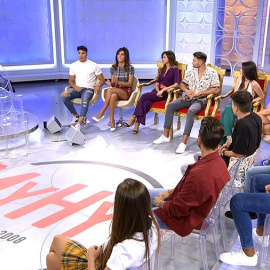 Imagen del plató del programa de Mediaset "Mujeres, hombres y viceversa". X