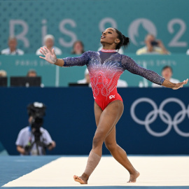  Simone Biles en las Olimpiadas de París. Europa Press.