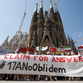 Barcelona y la Generalitat piden 95 y 44 años de prisión para los procesados por el 17A. PAU BARRENA / AFP / Archivo