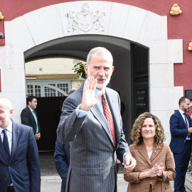  El Rey Felipe VI durante la celebración del 50 aniversario del Teatre Museu-Dalí, en Girona.