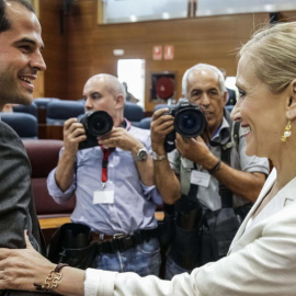 Ignacio Aguado, de Ciudadanos, junto a Cristina Cifuentes en una imagen de archivo / EFE